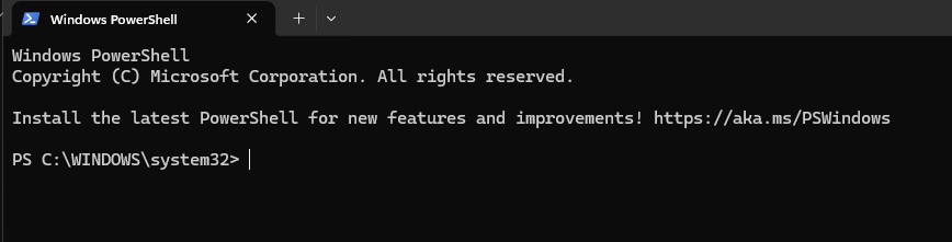 default powershell pathing